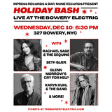 Seth Glier Rachael Sage & The Sequins Glenn Morrow´s Cry For Help Miercoles 10 Diciembre 2025