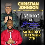 Christian Johnson Live In New York City December 7th 3PM Sabado 7 Diciembre 2024