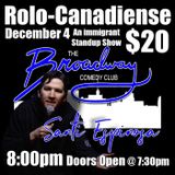 Rolo-Canadiense December 4th 8PM Miercoles 4 Diciembre 2024