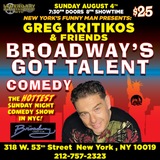 Greg Kritikos And Friends August 4th 9PM Sunday 4 August 2024