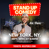 Kel Perez. Live In New York City. September 18th 8:30PM Thursday 18 September 2025