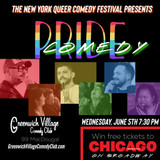 PRIDE COMEDY June 5th 7:30PM Wednesday 5 June 2024