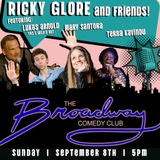 Ricky Glore And Friends September 8th 5PM Sunday 8 September 2024