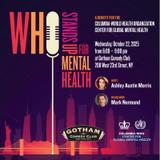 WHO Stands Up for Mental Health Wednesday 22 October 2025 WHO Stands Up for Mental Health Wednesday 22 October 2025